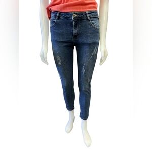 Alexander McQueen Collaborated H&M Denim Jeans Skinny Size 34 GUC